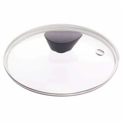 12 in. Earth Frying Pan Lid in Tempered Glass by Ozeri
