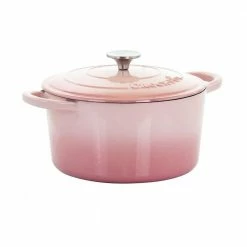 Artisan 5 qt. 2-Piece Enameled Cast Iron Dutch Oven in Blush Pink by Crock-Pot