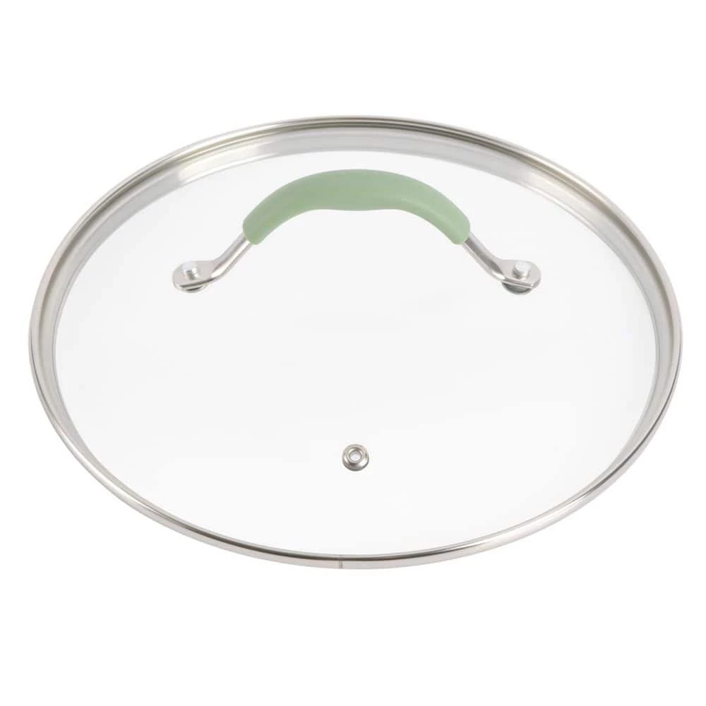 12-Piece Nonstick Aluminum Cookware Set in Pistachio with Silicone Handles by Unbranded - Image 8