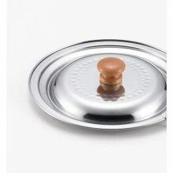 Yukihira 9.5 in. Stainless Steel Fits Both 3 qt. 2.2 qt. Pots Pot Lid by Yoshikawa Cookware