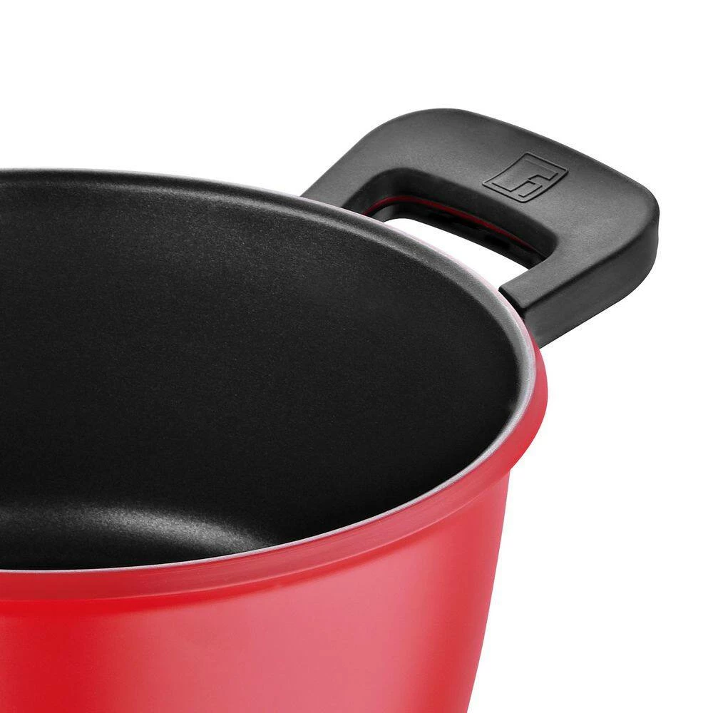 4.5 qt. Cast Aluminum Dutch Oven in Retro Red with Lid by BERGNER - Image 7