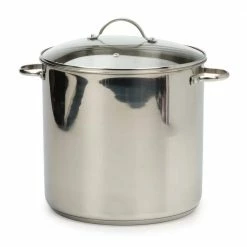 Endurance 16 qt. Stainless Steel Stock Pot with Glass Lid by RSVP International