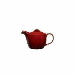 2-Cup Crimson Porcelain Tea Pots 14 oz. (Set of 12) by Oneida