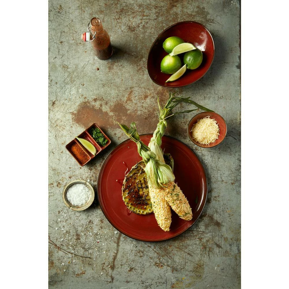 2-Cup Crimson Porcelain Tea Pots 14 oz. (Set of 12) by Oneida - Image 2