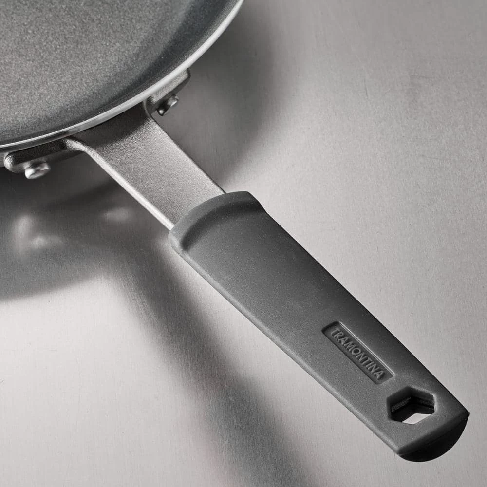 Professional Fusion 10 in. Aluminum Frying Pan in Satin Silver by Tramontina - Image 5