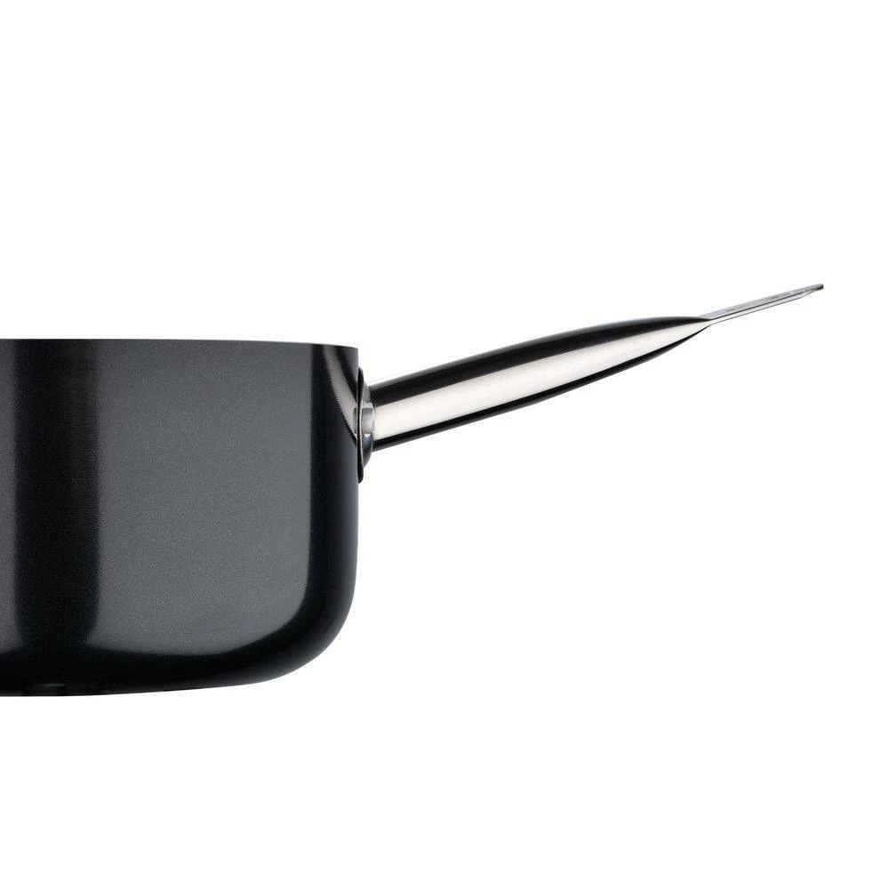 3.5 qt. Aluminum Nonstick Sauce Pan in Black with Lid by BERGNER - Image 4