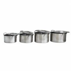 8-Piece Stainless Steel Stock Pot Set by AmeriHome