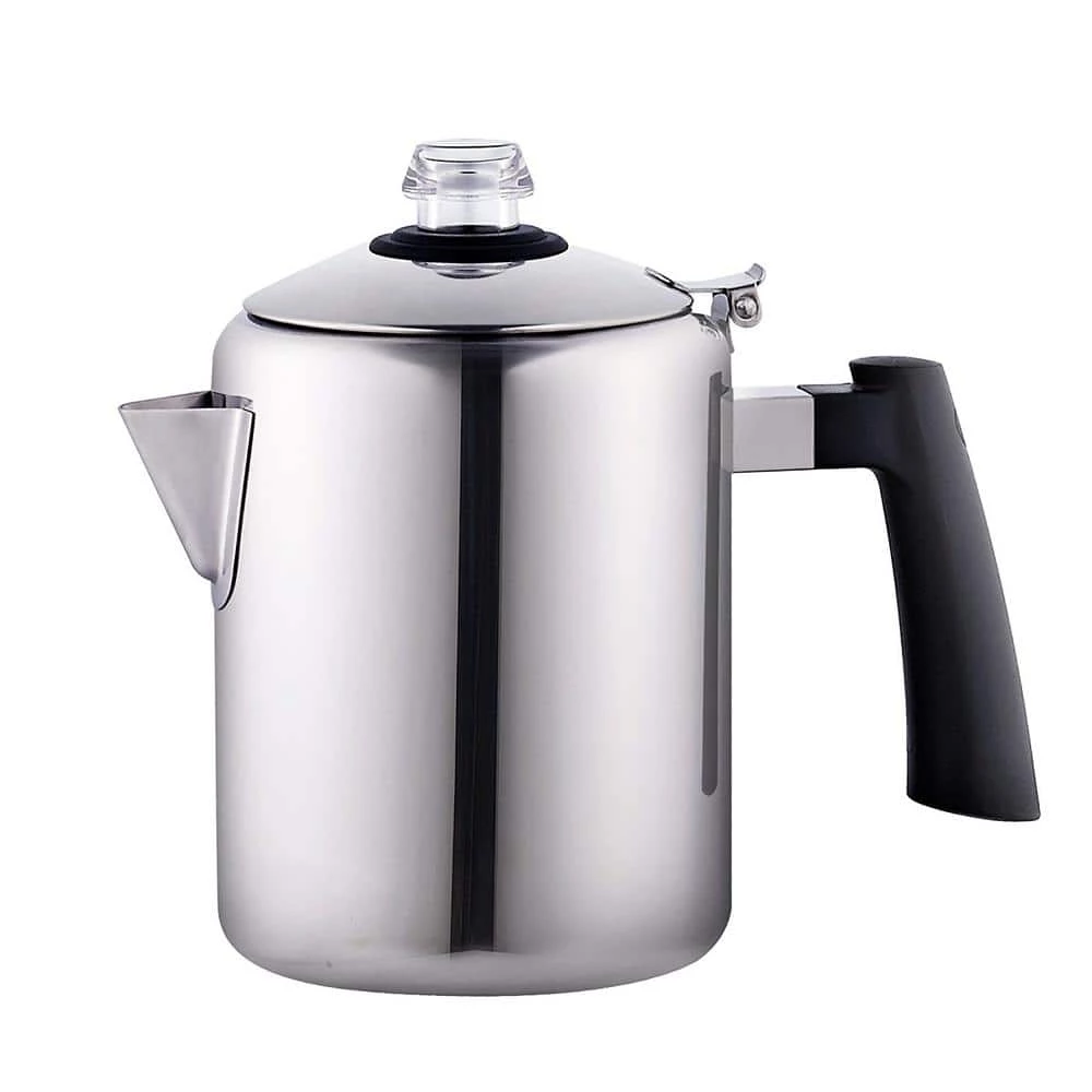 8-Cup Stainless Steel Stovetop Tea Coffee Percolator Pot Kettle by Cook N Home