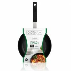 Pro + 12 in. Aluminum Heavy-Gauge Commercial Grade High Performance Nonstick Frying Pan by Gotham Steel