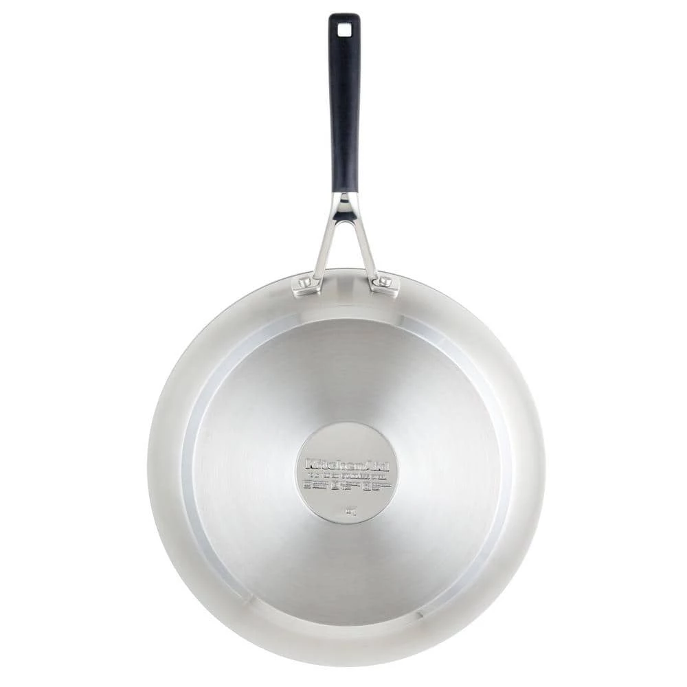 Stainless Steel 12 in. Stainless Steel Frying Pan Silver by KitchenAid - Image 2
