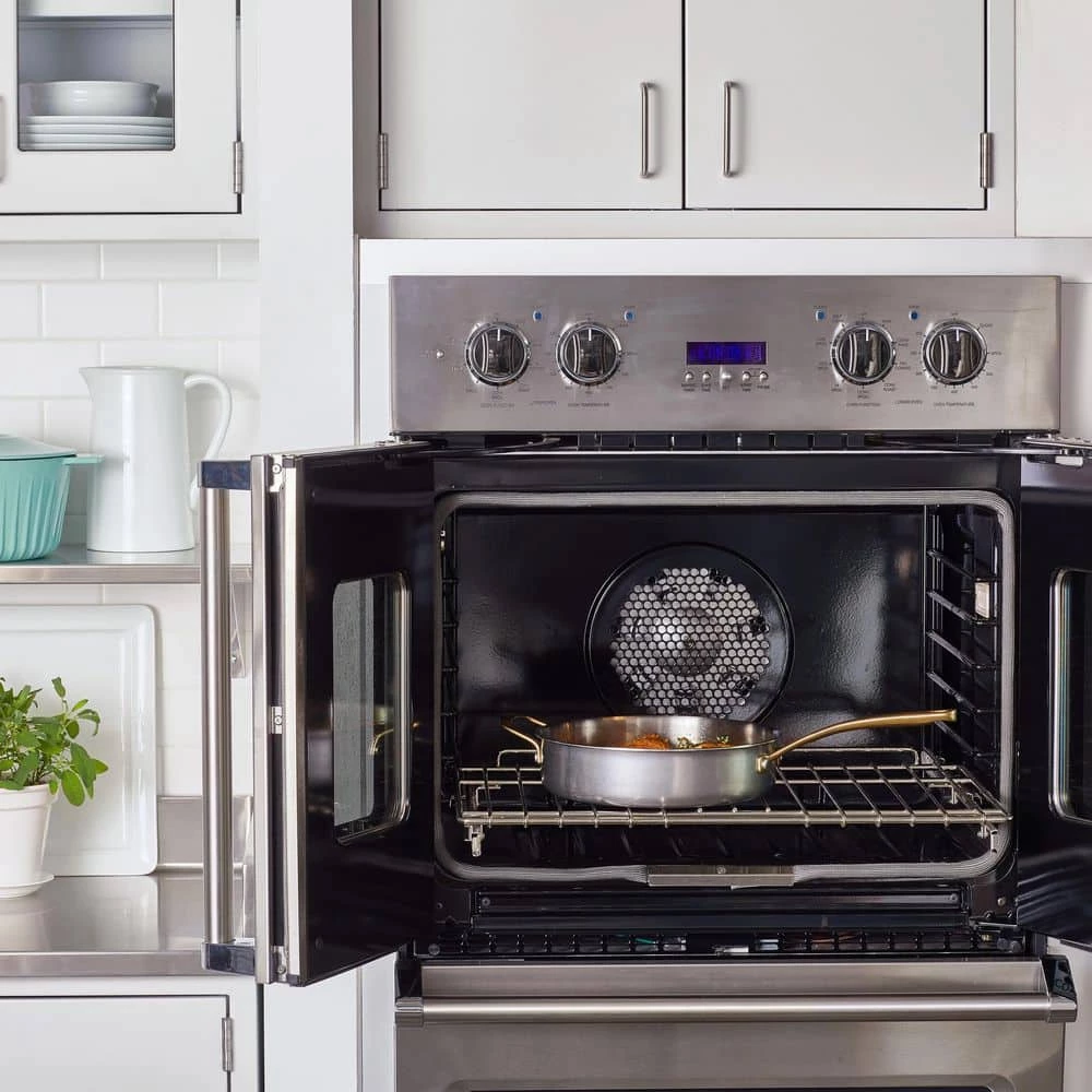 Everyday 3.5 qt. Stainless Steel Saute Pan With Brass Handles and Lid by MARTHA STEWART - Image 5