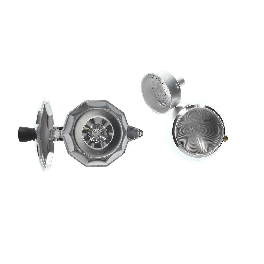 Mirror 9-Cup Cast Aluminum Coffee Maker by Tognana - Image 3