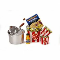 10-Piece Aluminum Popcorn Popper Set by Whirley Pop