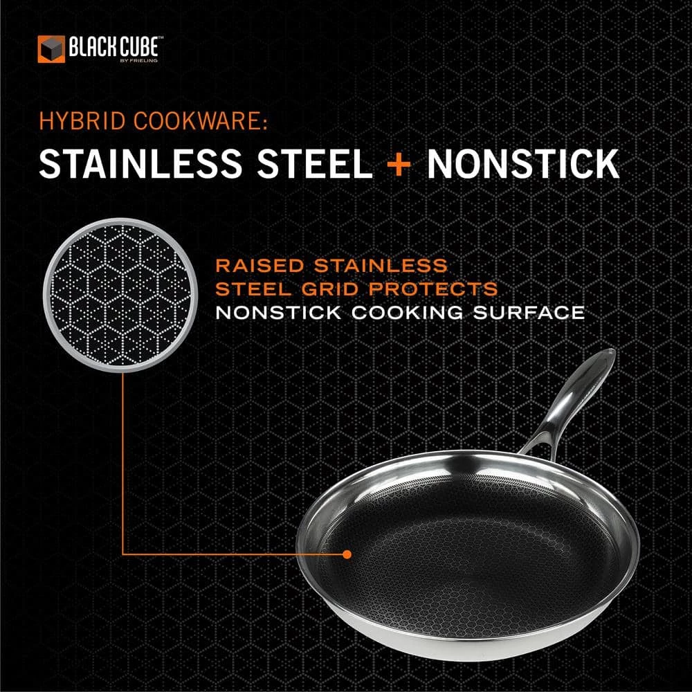 9.5 in. Hybrid Quick Release Frying Pan by Black Cube - Image 4