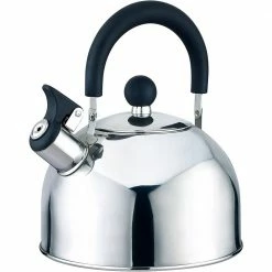 10-Cup Stainless Steel 2.5 qt. Whistling Tea Kettle by J&V TEXTILES