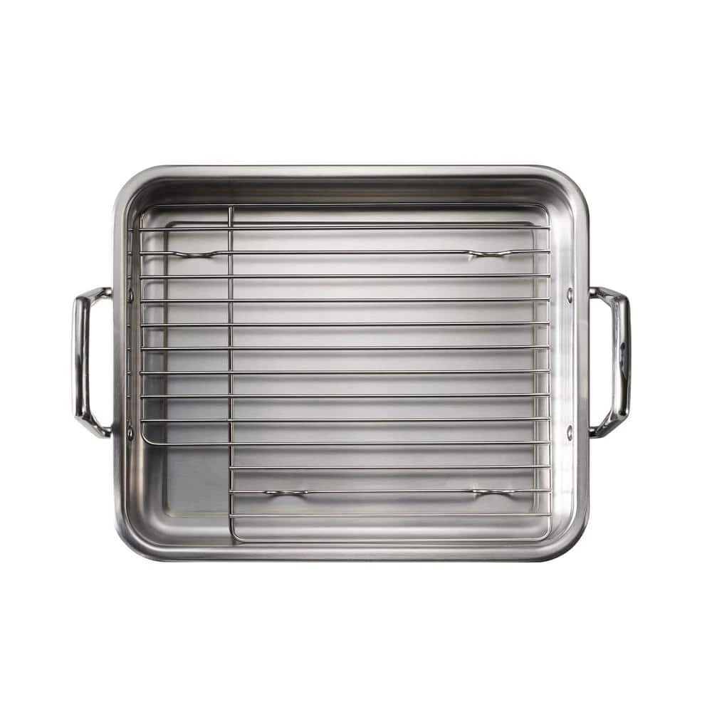 Gourmet Prima 5 Qt. Stainless Steel Roasting Pan by Tramontina - Image 2