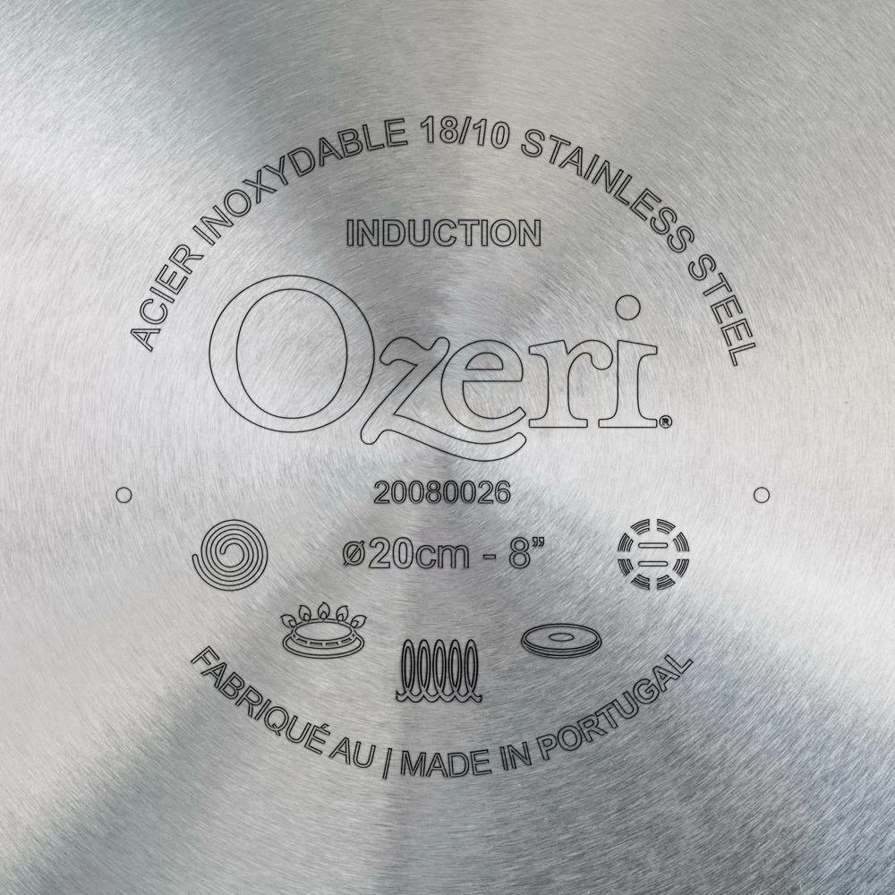 Professional Series 8 in. Stainless Steel Earth Frying Pan 100% PTFE-Free Restaurant Edition by Ozeri - Image 7