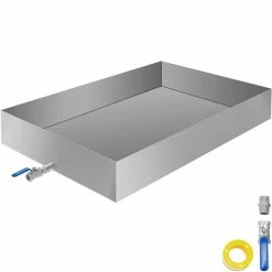 Maple Syrup Evaporator Kit 36 in. x 24 in. x 6 in. Stainless Steel Large RectanglePan MapleSyrup for Boiling MapleSyrup by VEVOR