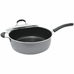 Jumbo 7.2 qt. Aluminum Nonstick Multi-Pan in Gray with Glass Lid by Starfrit