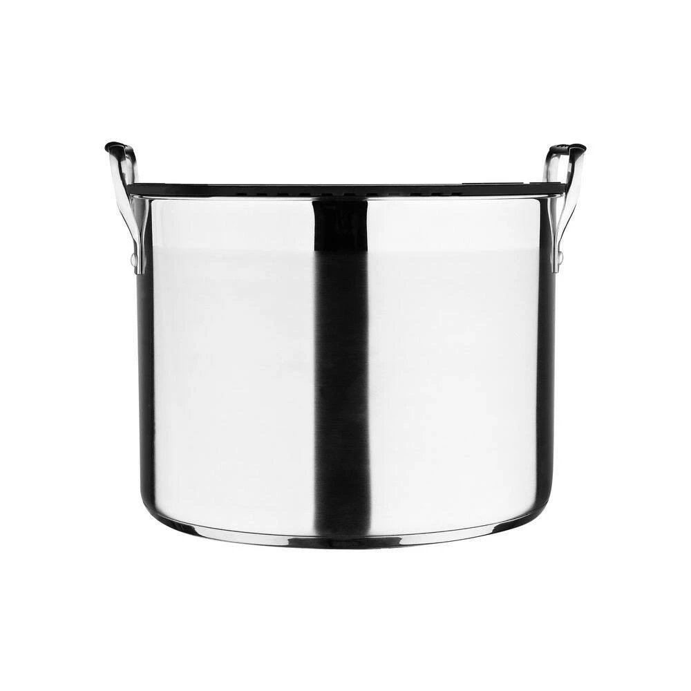 Nesting Stainless Steel Collection 13.2 qt. Covered Stock Pot by MasterPRO - Image 5