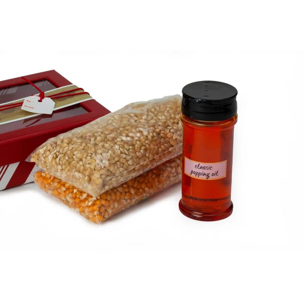 6 qt. Aluminum Stovetop Popcorn Popper with Festive and Savory Popcorn Essentials Set by Whirley-Pop - Image 4