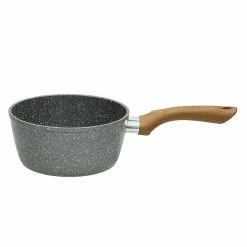 Stone & Wood 1 qt. Aluminum Nonstick Sauce Pan in Granite by Tognana