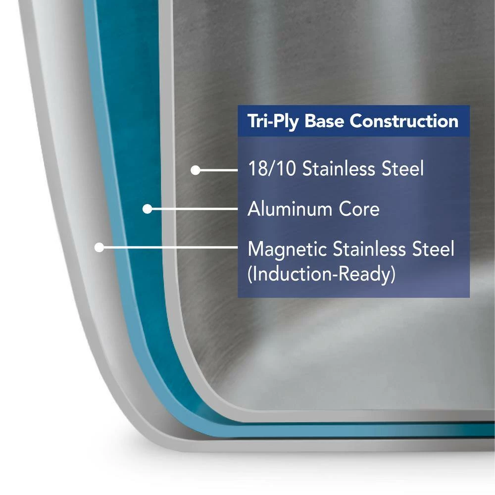 Gourmet Tri-Ply Clad 3 Qt. Covered Braiser by Tramontina - Image 9