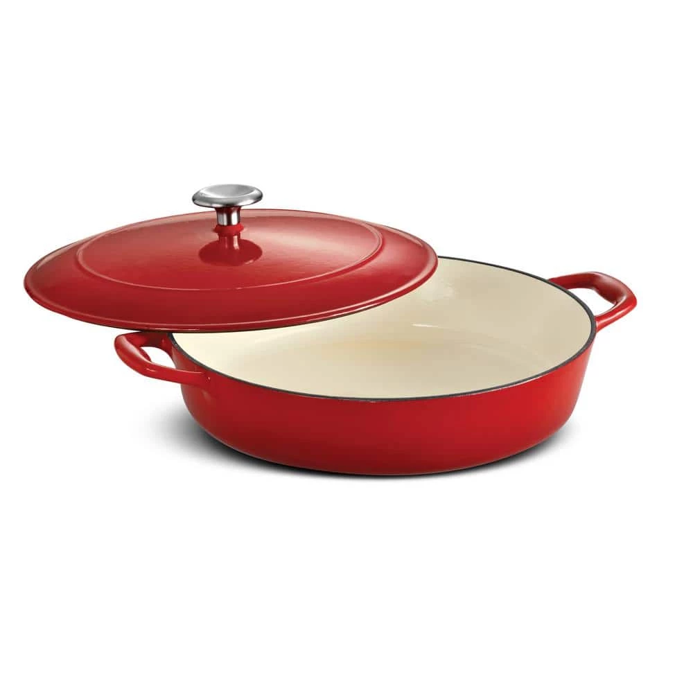 Gourmet 4 Qt. Cast Iron Braising Pan by Tramontina