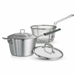 Professional Fusion 5.5 Qt. Aluminum Fry Set by Tramontina