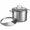 Gourmet 6 qt. Stainless Steel Stock Pot with Glass Lid by Tramontina