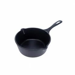 2 qt. Sauce Pan Seasoned Cast Iron by Victoria