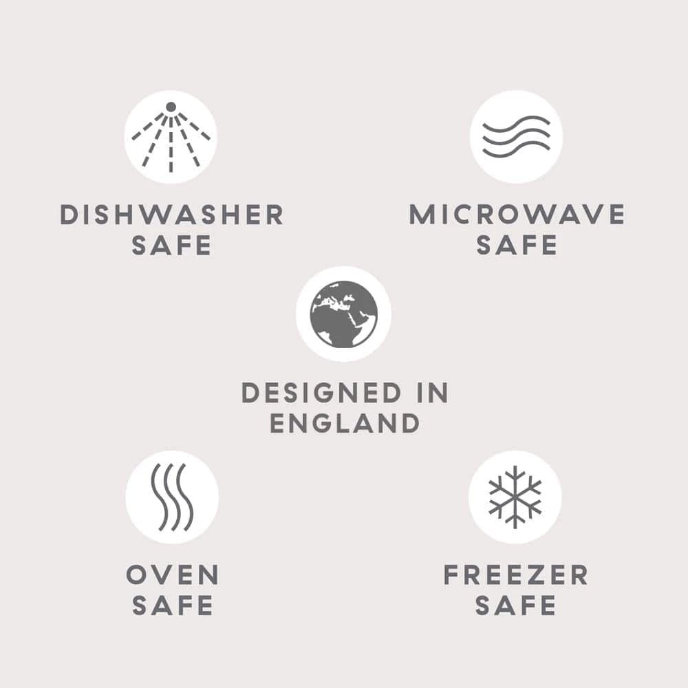 Natural Canvas 4 qt. Round Cast Iron Casserole Dish in White with Lid by Denby - Image 3