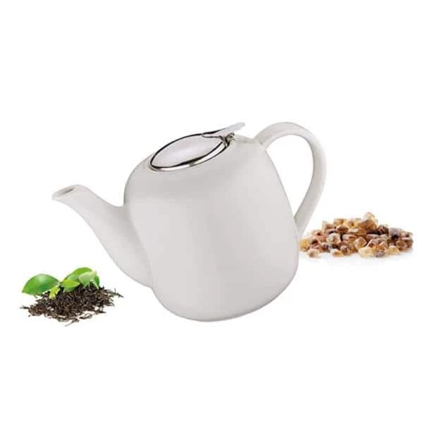 "London" Ceramic Teapot, White 50 fl. oz. by KUCHENPROFI - Image 3